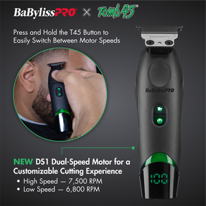 BaBylissPRO® x Tomb45® Tondeuse de finition à chargement sans fil, , hi-res